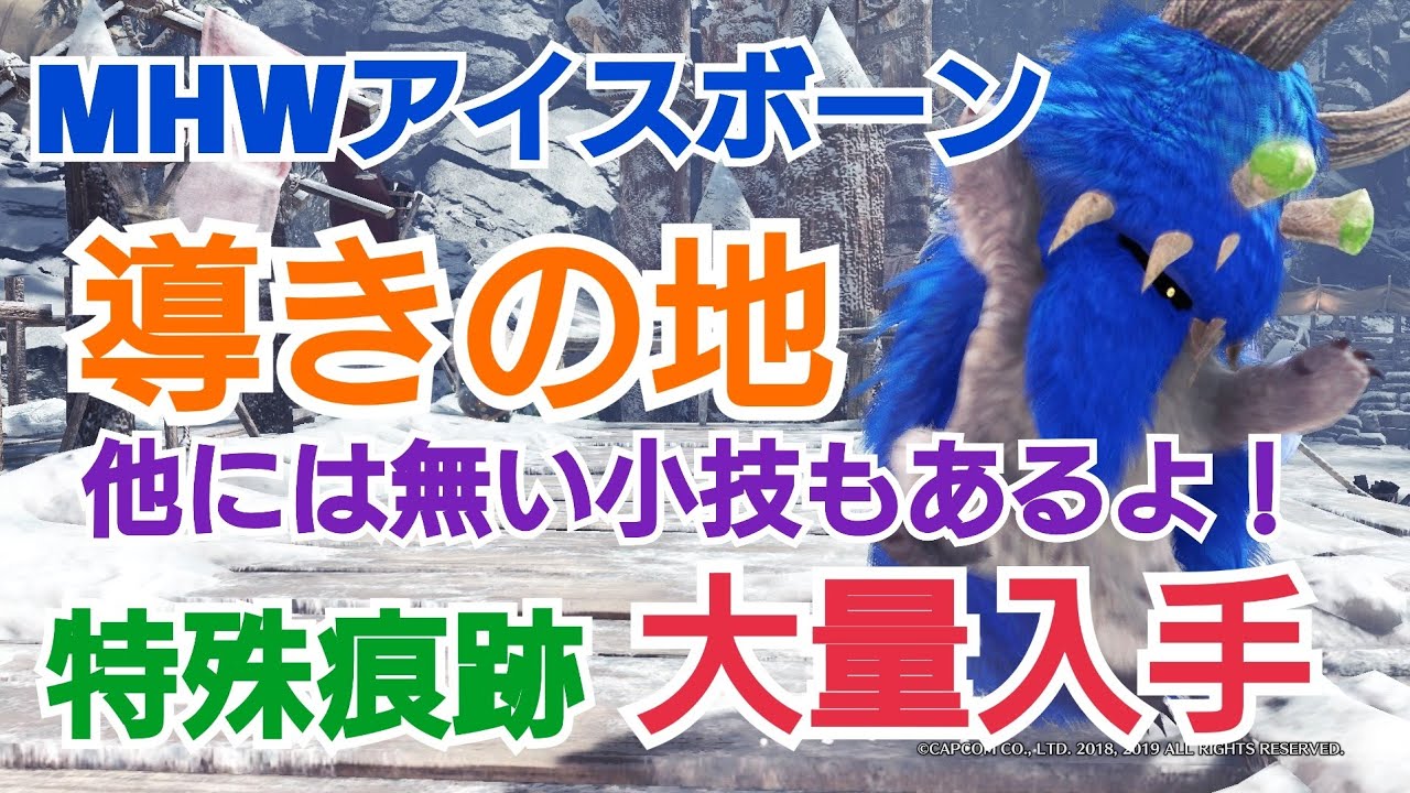 導きで特殊痕跡大量入手！　他には無いお役立ち情報もあるよ！【MHWアイスボーン】