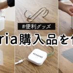 SUB)【セリア購入品を使う】ハサミいらず！カッター付き紐収納ケース、ハンギングバスフック我が家の使い方、おしゃれなおうち型マスクケース、フィルムフック石けんトレーなど