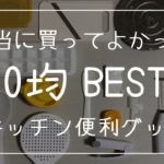 【100均】本当に買ってよかった！キッチン便利グッズBEST20/BEST BUY アイテム/セリア・ダイソー・キャンドゥー/超おすすめ愛用中アイテム【2021年買うべき】