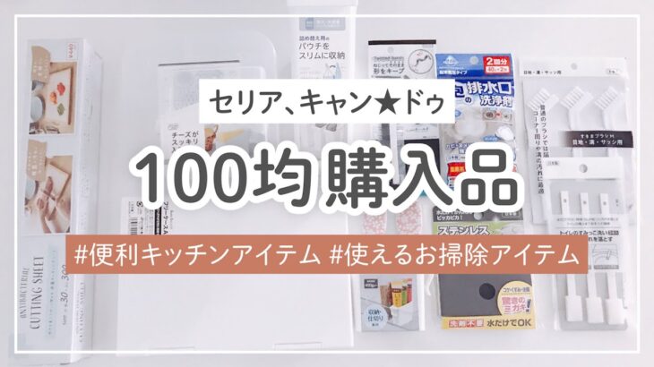 【100均購入品】超便利収納・お掃除・キッチングッズ！実際に使用して収納術も紹介♪【セリア・キャンドゥ】