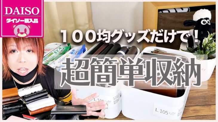 【収納】誰でも簡単！超便利な100均グッズの購入品紹介&お片付けするよ！【ダイソー】