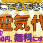 【生活の知恵】電気代を無料にする方法！もう電気料金を払うのやめませんか？