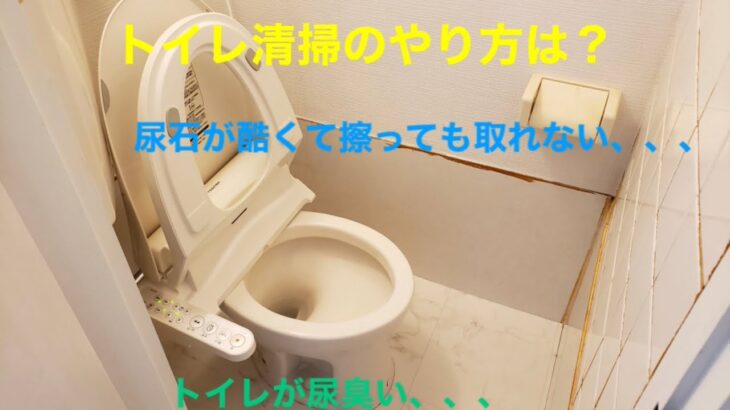 トイレ清掃のコツ教えます。【ハウスクリーニング業者の日常】