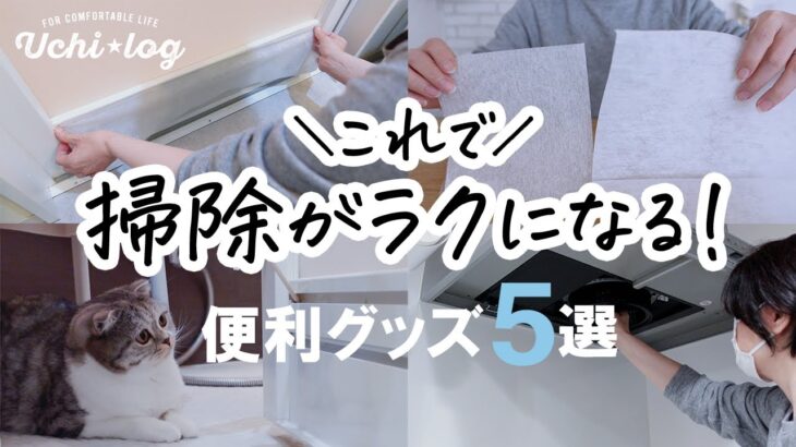 【ラク家事】掃除が劇的に楽になる！便利グッズ5選／100均・Amazon・ダイソー・キャンドゥ購入品／50代主婦