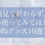 【100均】買って良かった！年間250個以上購入するマニアが厳選！本当に使える便利グッズベスト１０第二弾！整理整頓や収納に活躍な商品など。【購入品】