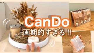 【CanDo購入品】画期的すぎ！便利グッズで暮らしを改善｜コスメ収納｜キッチン収納｜バーバパパも🌼