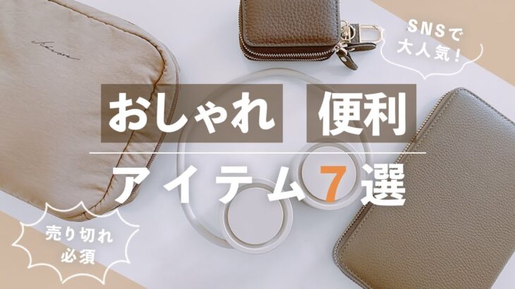 【購入品紹介】主婦のおすすめ爆売れアイテム！あると便利な人気グッズ７選✨