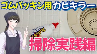 ゴムパッキン用カビキラー 掃除実践編