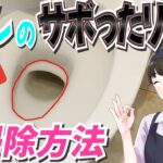 トイレの便器の中の黒ずみ「サボったリング」の掃除方法！