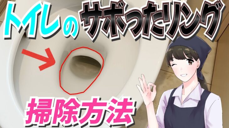 トイレの便器の中の黒ずみ「サボったリング」の掃除方法！