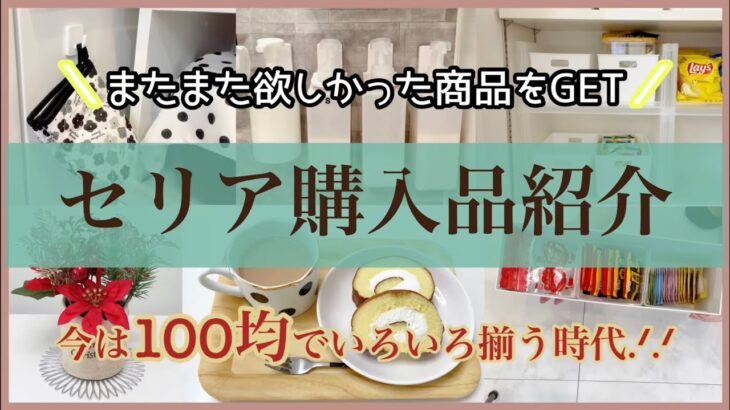 〖セリア購入品〗今回も購入して良かった商品ばかり❤️リピート/収納ケース/便利グッズ🌟