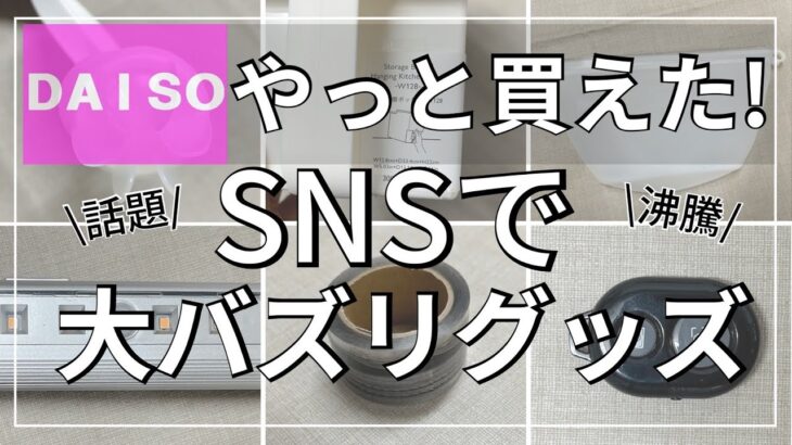 【100均購入品】再入荷！話題の売切れグッズ！欲しかった人はダイソーさんへ今すぐ行こう！goodlife daiso