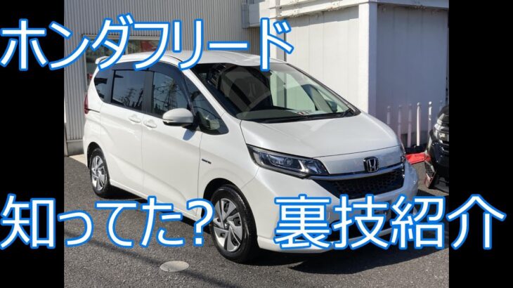 HONDAフリードの裏技とピッタリ収納BOX紹介