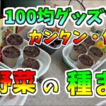 カンタン、便利な「100均グッズ」で種まきしよう！