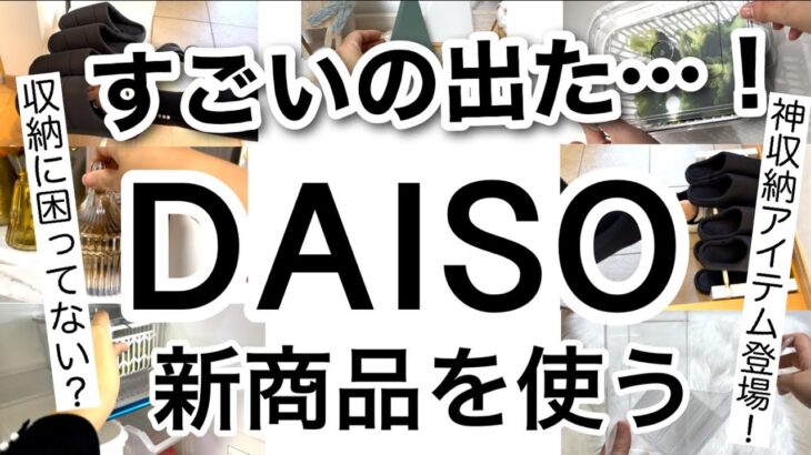 【100均】速報！最新DAISOダイソー新商品で収納力アップ！便利な新商品紹介！【収納/便利/冷蔵庫収納/玄関収納/コスメ収納/小物収納/クリスマス】