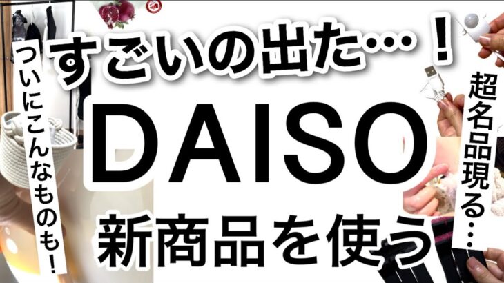 【100均】速報!!DAISOの本気！ダイソー新商品紹介♡【収納/スペース活用/便利グッズ/大掃除/韓国パック/センサーライト/照明/インテリア/バズり品】