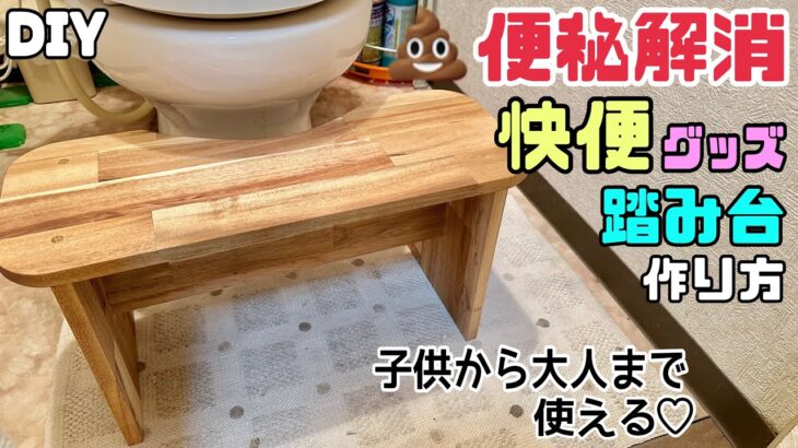 【DIY】【便利グッズ】【踏み台】便秘解消！！快便グッズ！！踏み台としても使える2WAY！！恥骨直腸筋が自然としっかり緩んで「力み」を必要としないスムーズな排便ができる！！お子様のトイトレにも！！