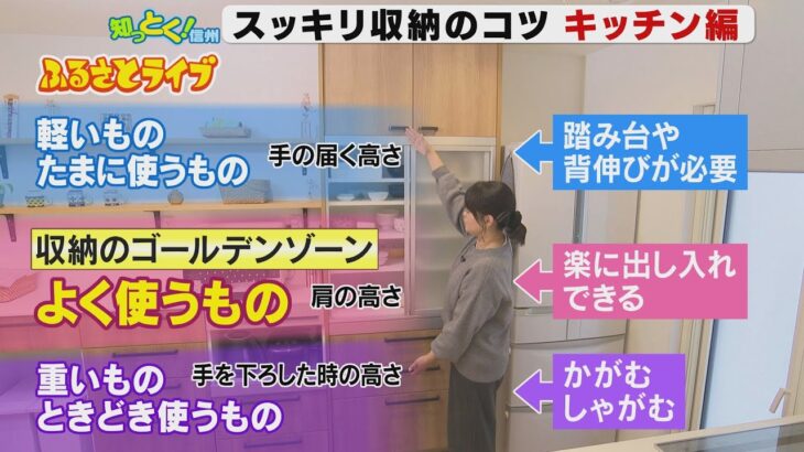 大掃除の前に 片付けのコツ「知っとく！信州」（2024/1/19）