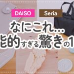 【100均】なにこれ…ダイソー&セリアの機能的すぎる驚きの100均【DAISO/Seria/ポーチ/収納/文具】