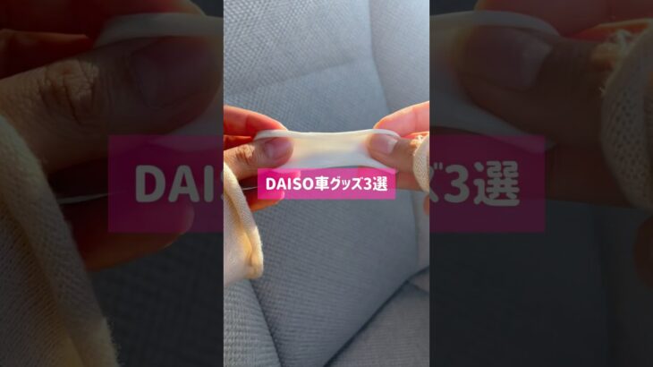 DAISOで買える車グッズ3選 #DAISO #ダイソー #ダイソー購入品 #ダイソーパトロール #100均購入品 #100均 #百均 #カーグッズ #カー用品 #車グッズ #車用品 #便利グッズ