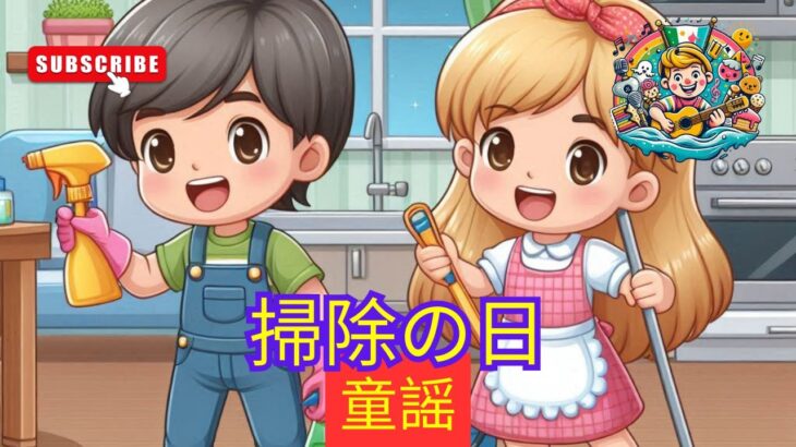 童謡・子供向けビデオ 🧹 今日は掃除の日です！楽しくお片付け🎶 | 童謡 わらべうたワンダーランド #童謡