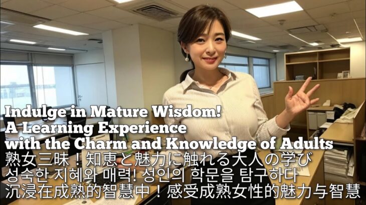 熟女三昧！知恵と魅力に触れる大人の学び | Indulge in Mature Wisdom! A Learning Experience with Adult Charm and Knowledge