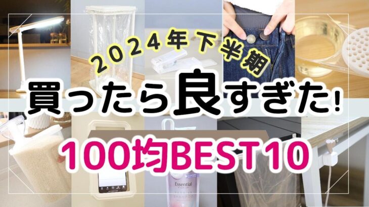 【100均】絶対買うべき！マニアが買って本当に良かったBEST10/2024年下半期/DAISO/Seria/便利グッズ