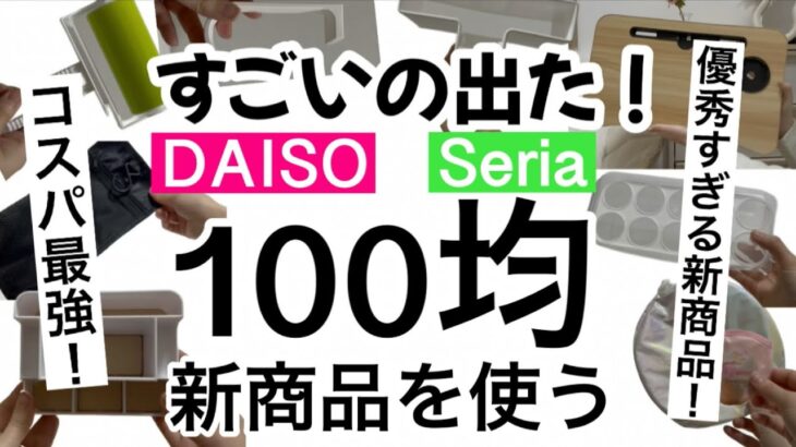 【100均】新商品速報!!知らなきゃ損！未来化したアレ出た！【便利/掃除/収納/浮かせる収納/冷蔵庫収納/文房具収納/夏物】